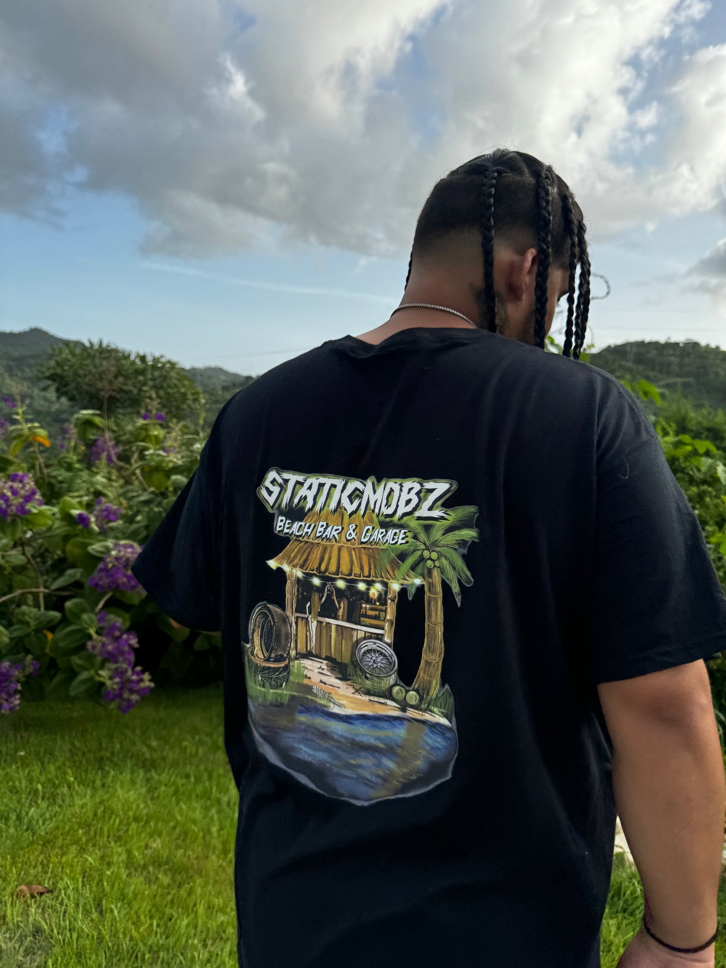 Beach Bar & Garage StaticMobz Tee