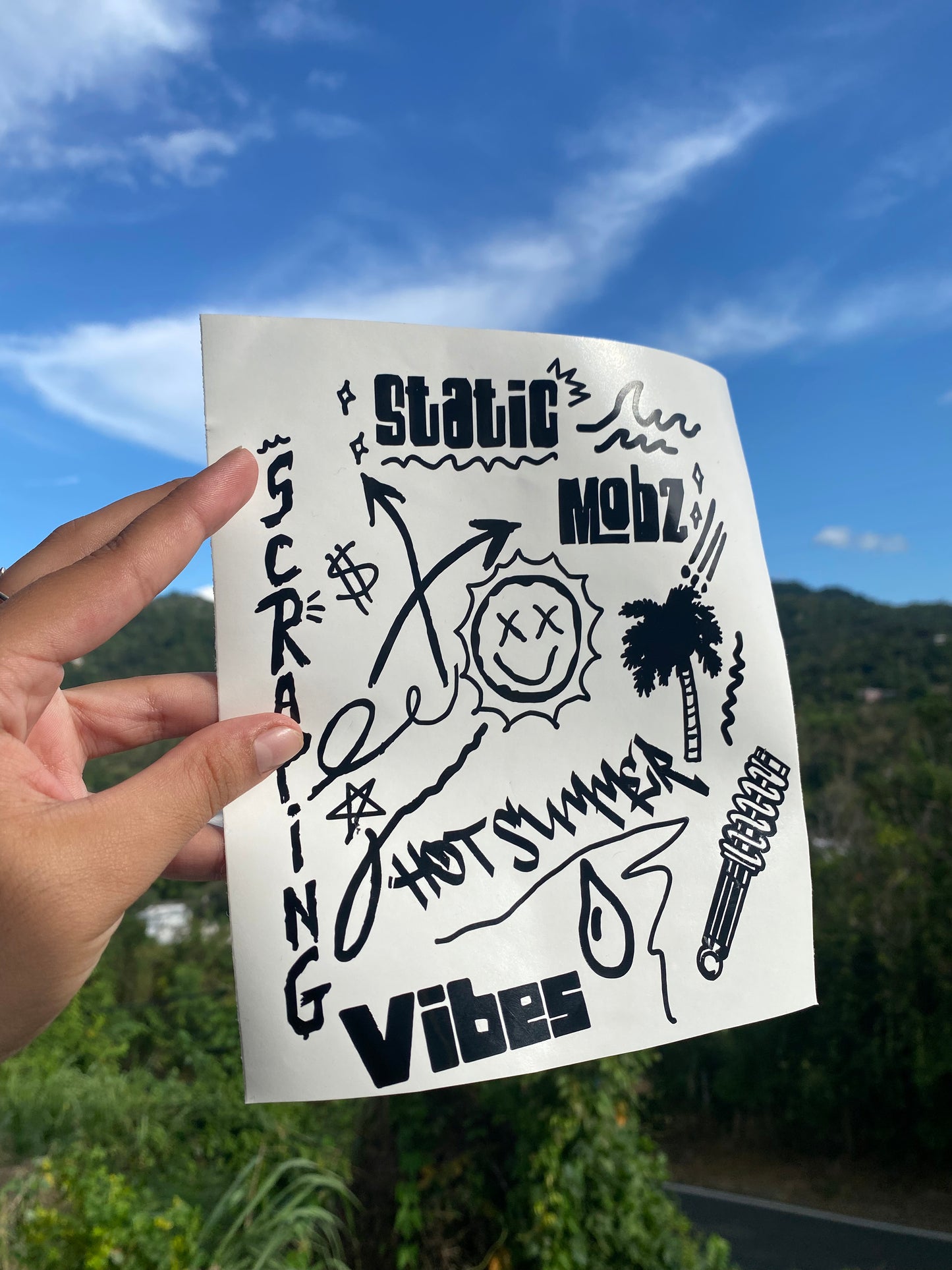 Hot Summer & Static Vibes Sticker pack