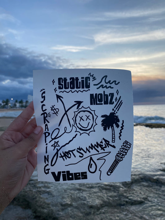 Hot Summer & Static Vibes Sticker pack